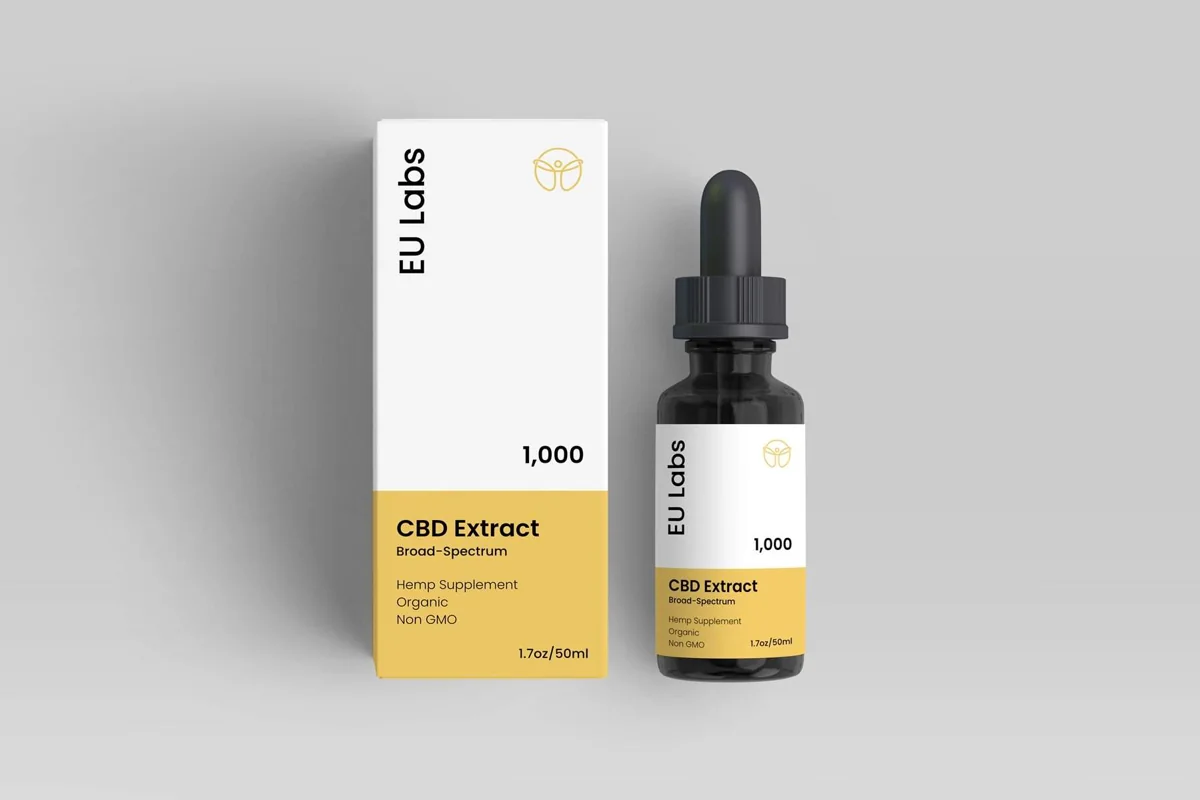 Broad-spectrum 1000mg CBD oil, 50ml bottle with carton — CBD Oil Canberra