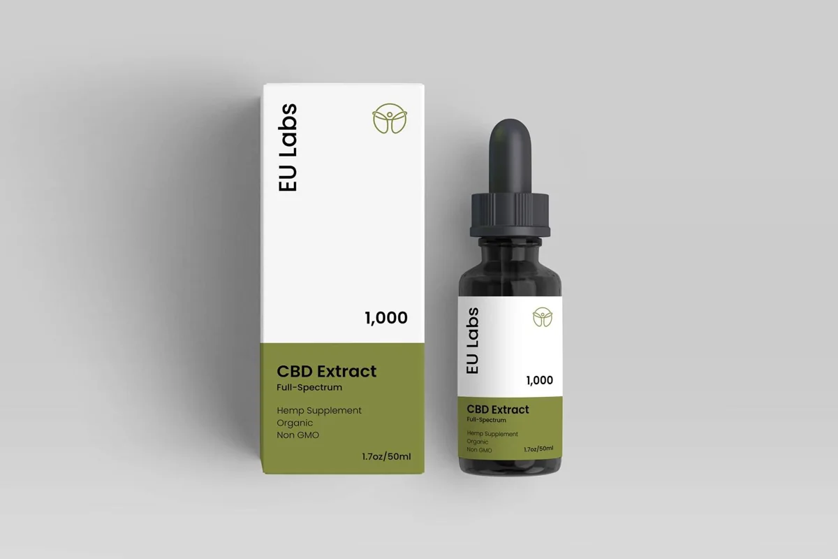 Full-spectrum 1000mg CBD oil, 50ml bottle with carton — CBD Oil Canberra