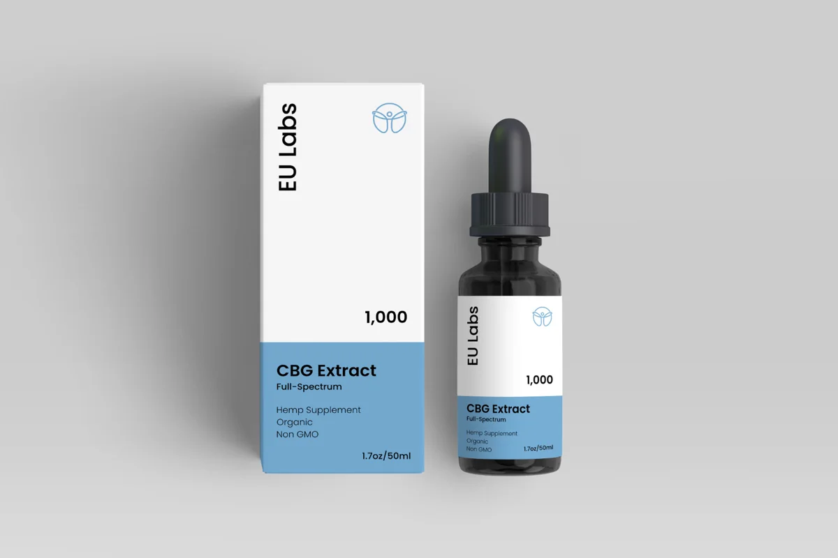 Full-spectrum 1000mg CBG cannabigerol oil, 50ml bottle with carton — CBD Oil Canberra