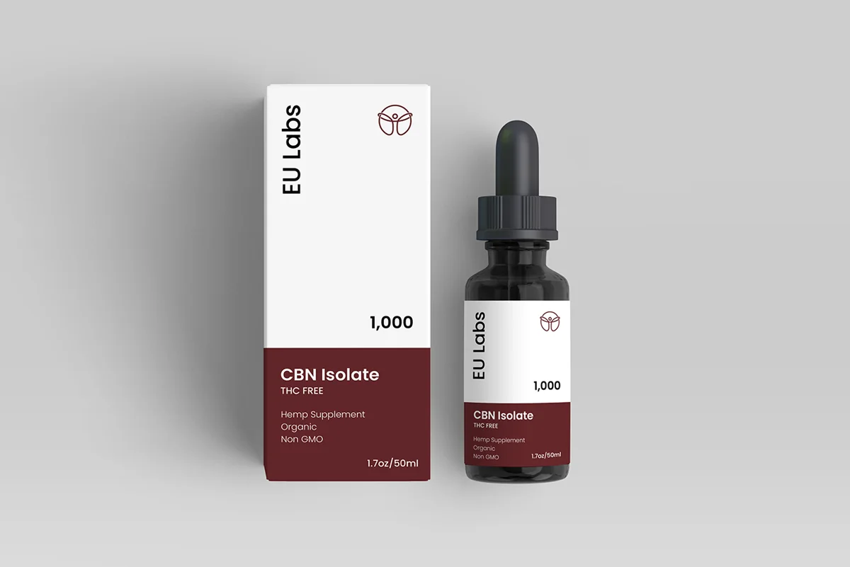 THC-free 1000mg CBN cannabinol isolate oil, 50ml bottle with carton — CBD Oil Canberra