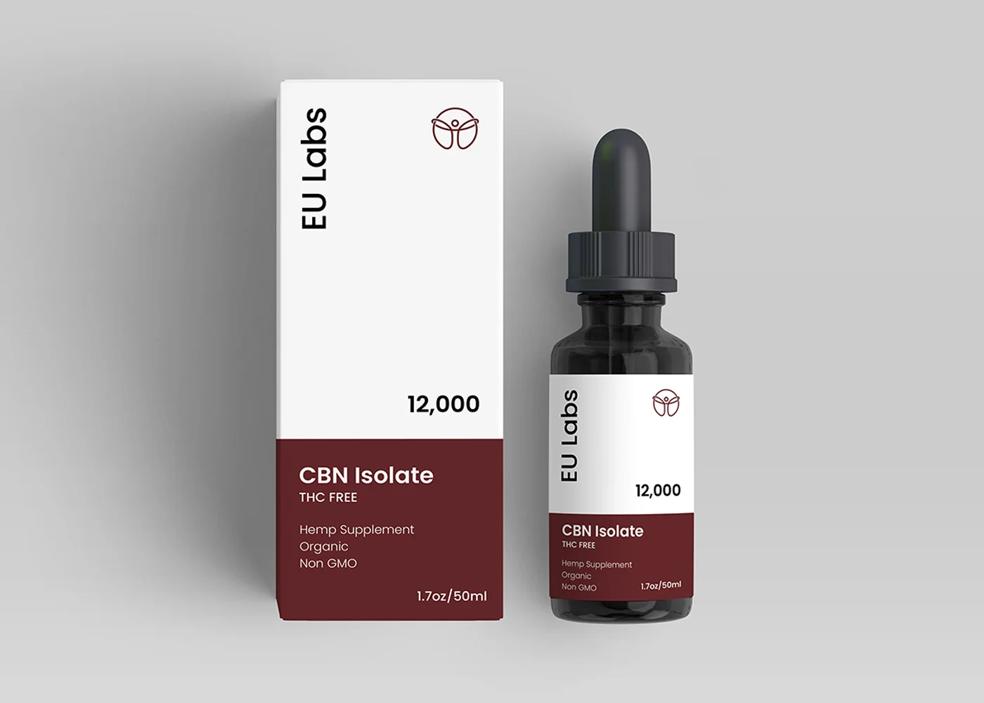 THC-free 12000mg CBN cannabinol isolate oil, 50ml bottle with carton — CBD Oil Canberra