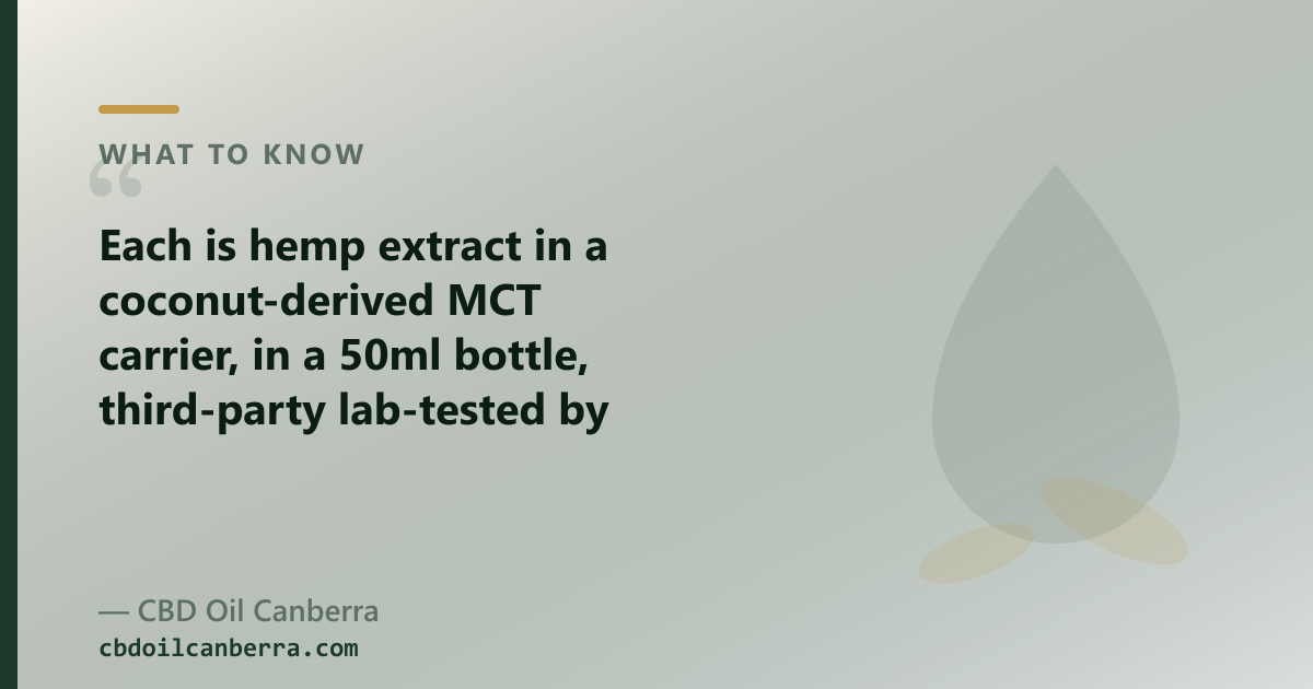 ECS Botanics is a licensed producer of prescription medical cannabis; OTC CBD oil is a different route